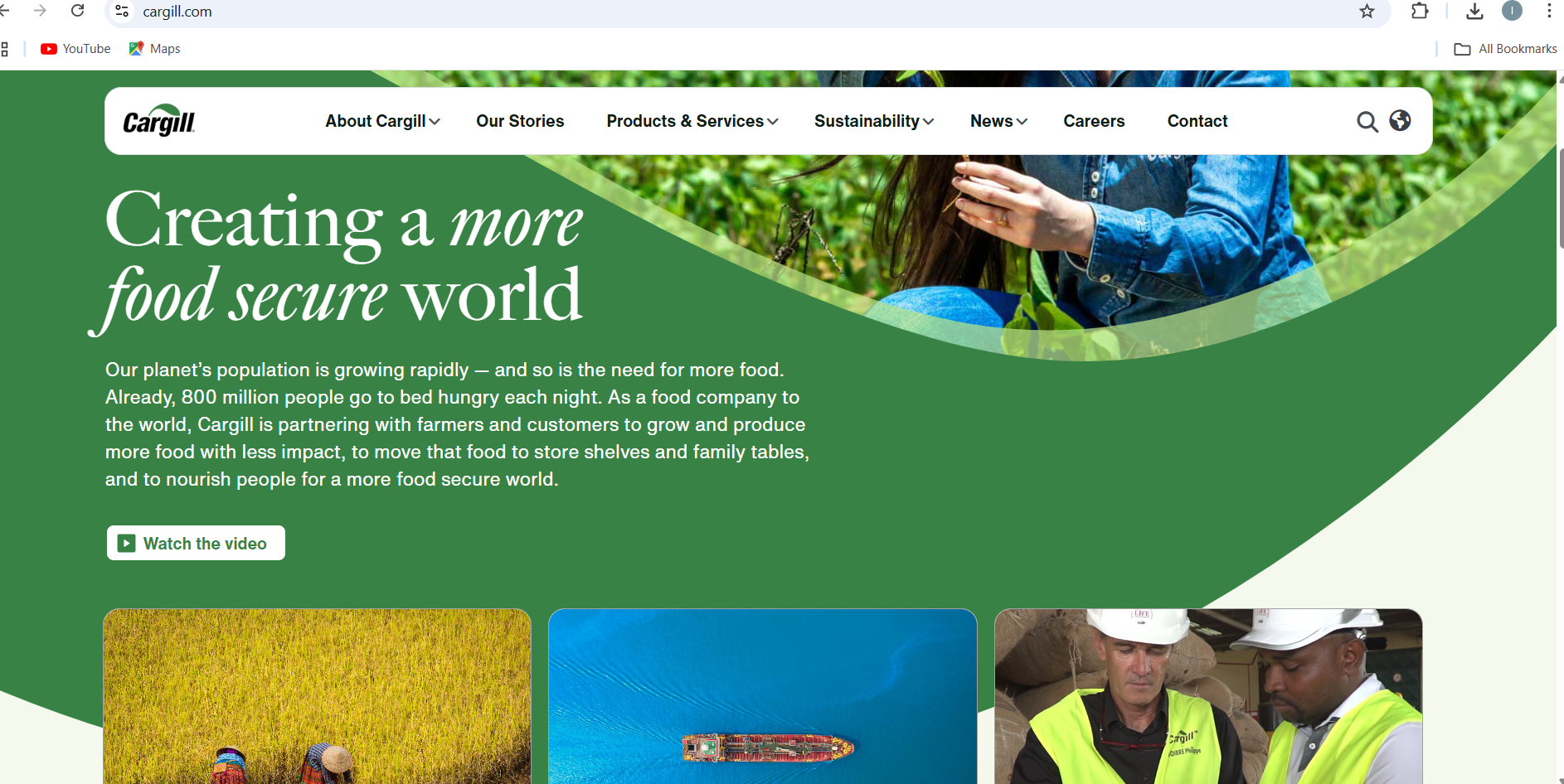 Cargill Project Screenshot